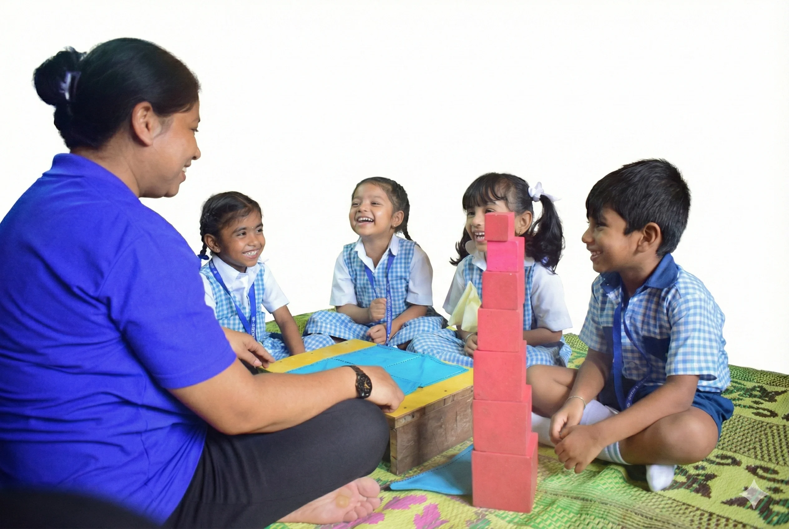 Kindergarten students at Axel Public School — foundational stage learning