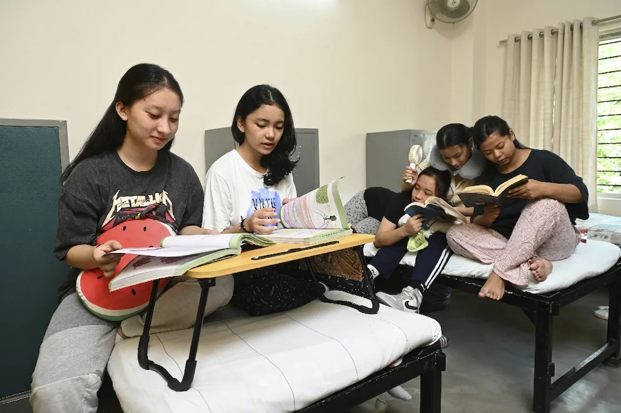 Collaborative learning atmosphere at Axel Public School
