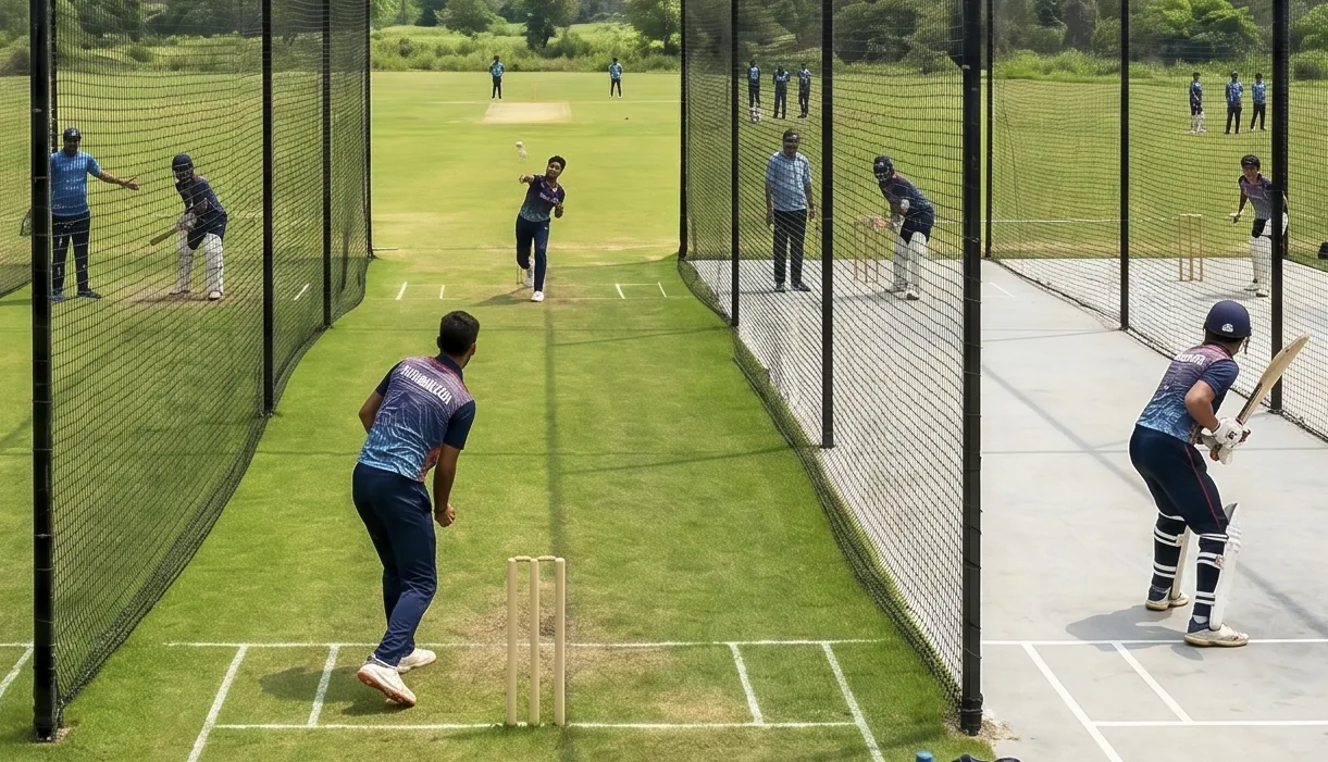 Cricket ground at Axel Public School