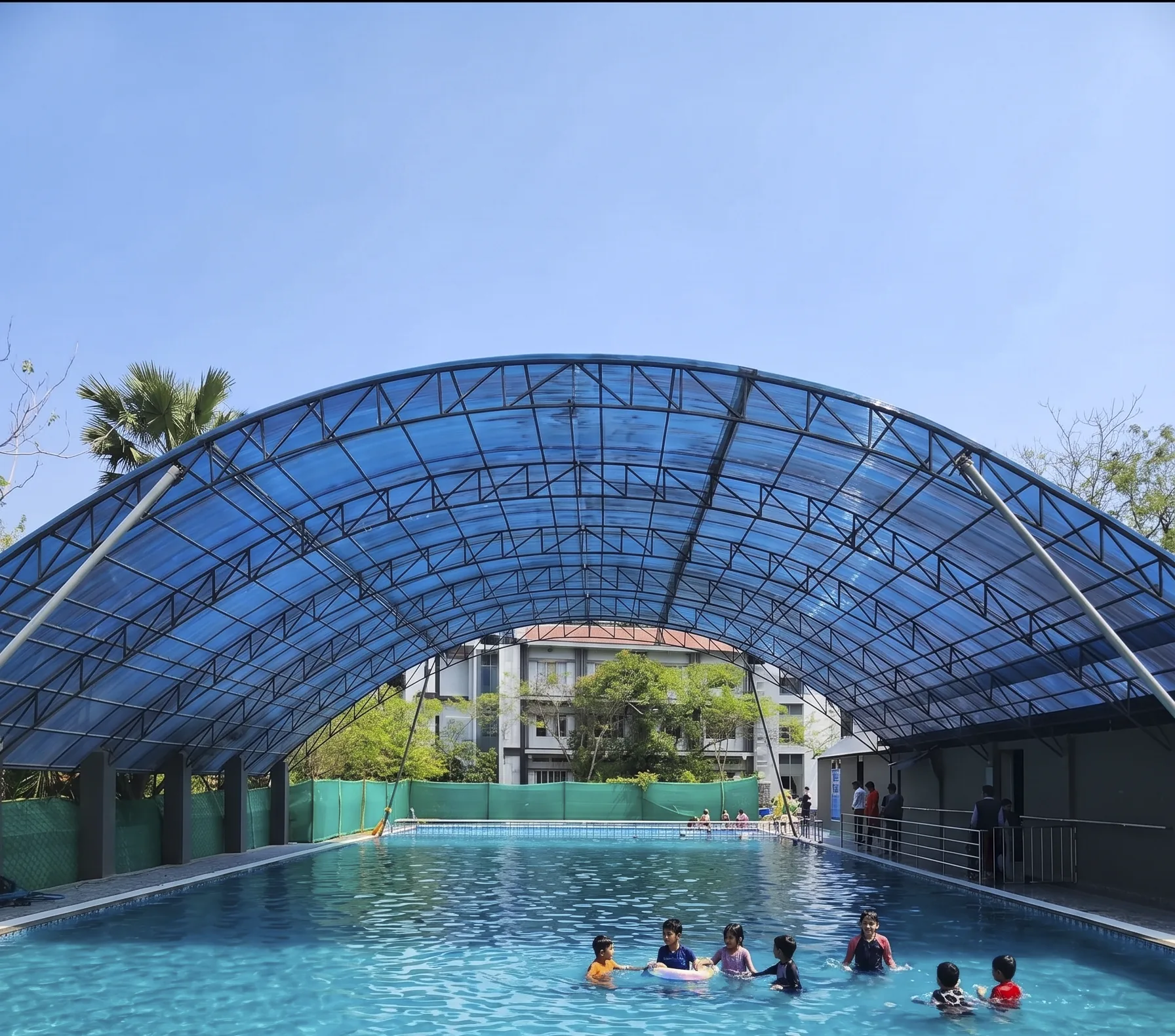 Swimming pool at Axel Public School