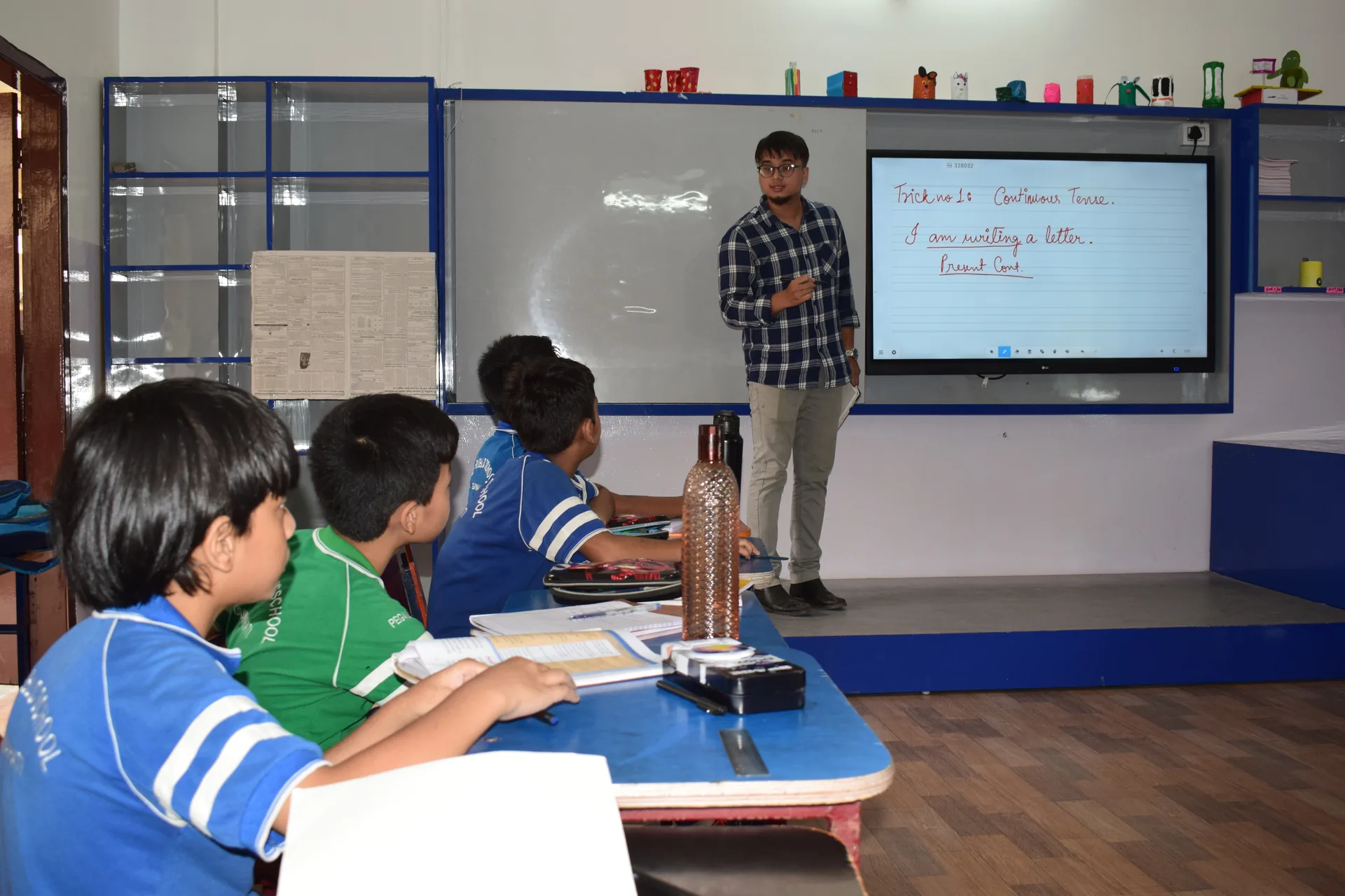 Smart classroom at Axel Public School