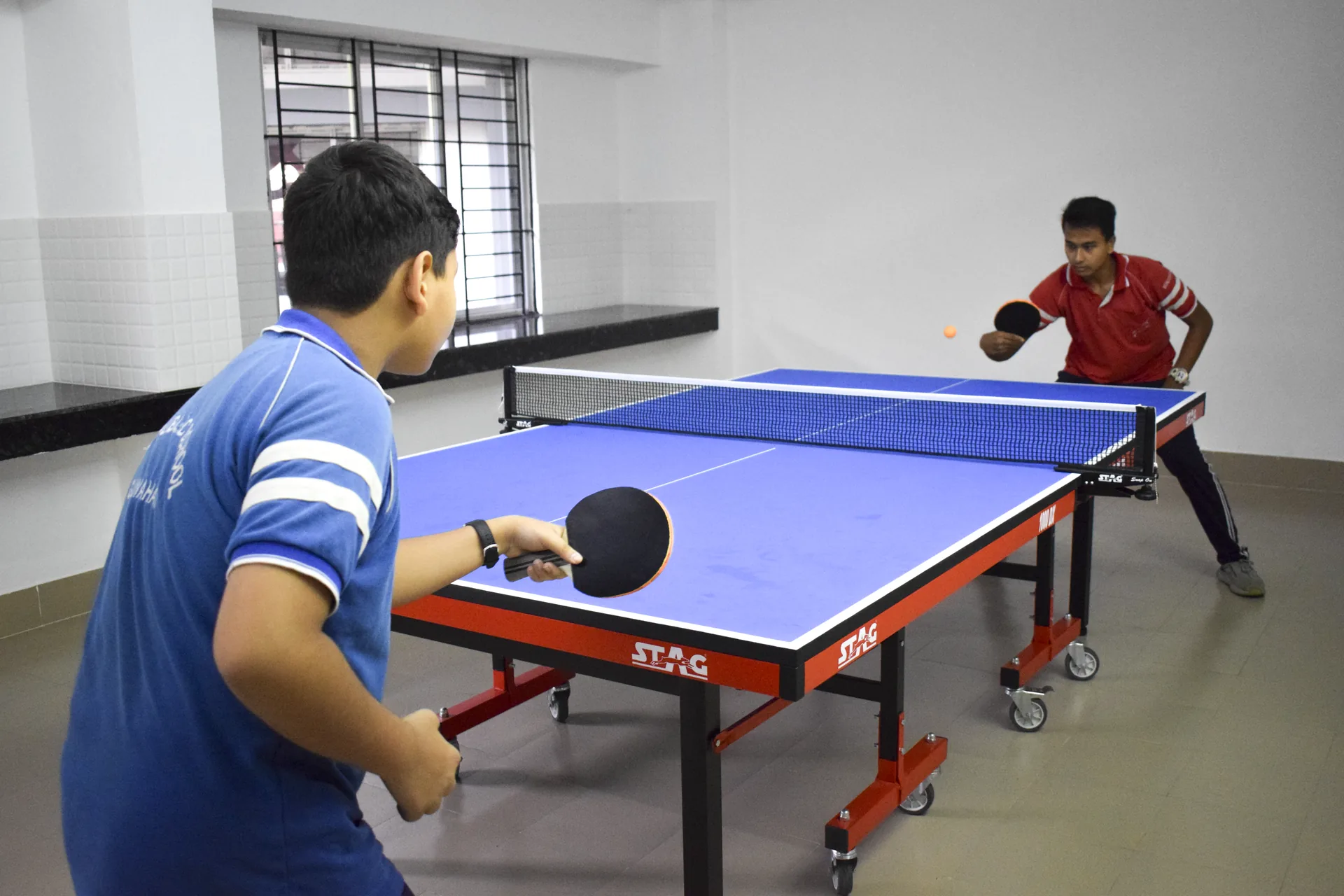 Table tennis hall at Axel Public School