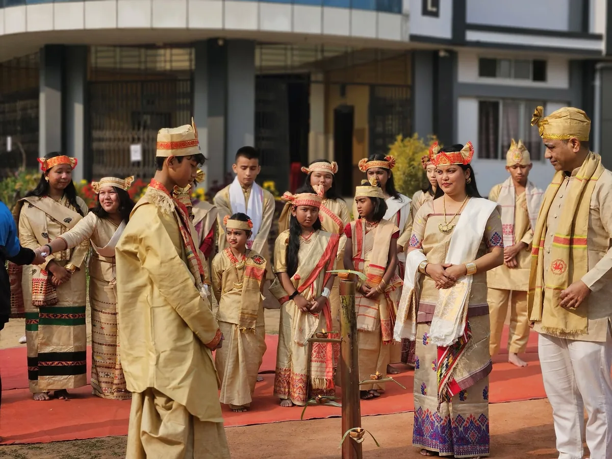 Annual dance performance at Axel Public School