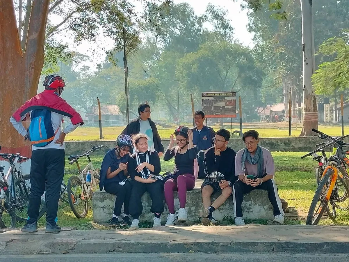 Cycling at Axel Public School