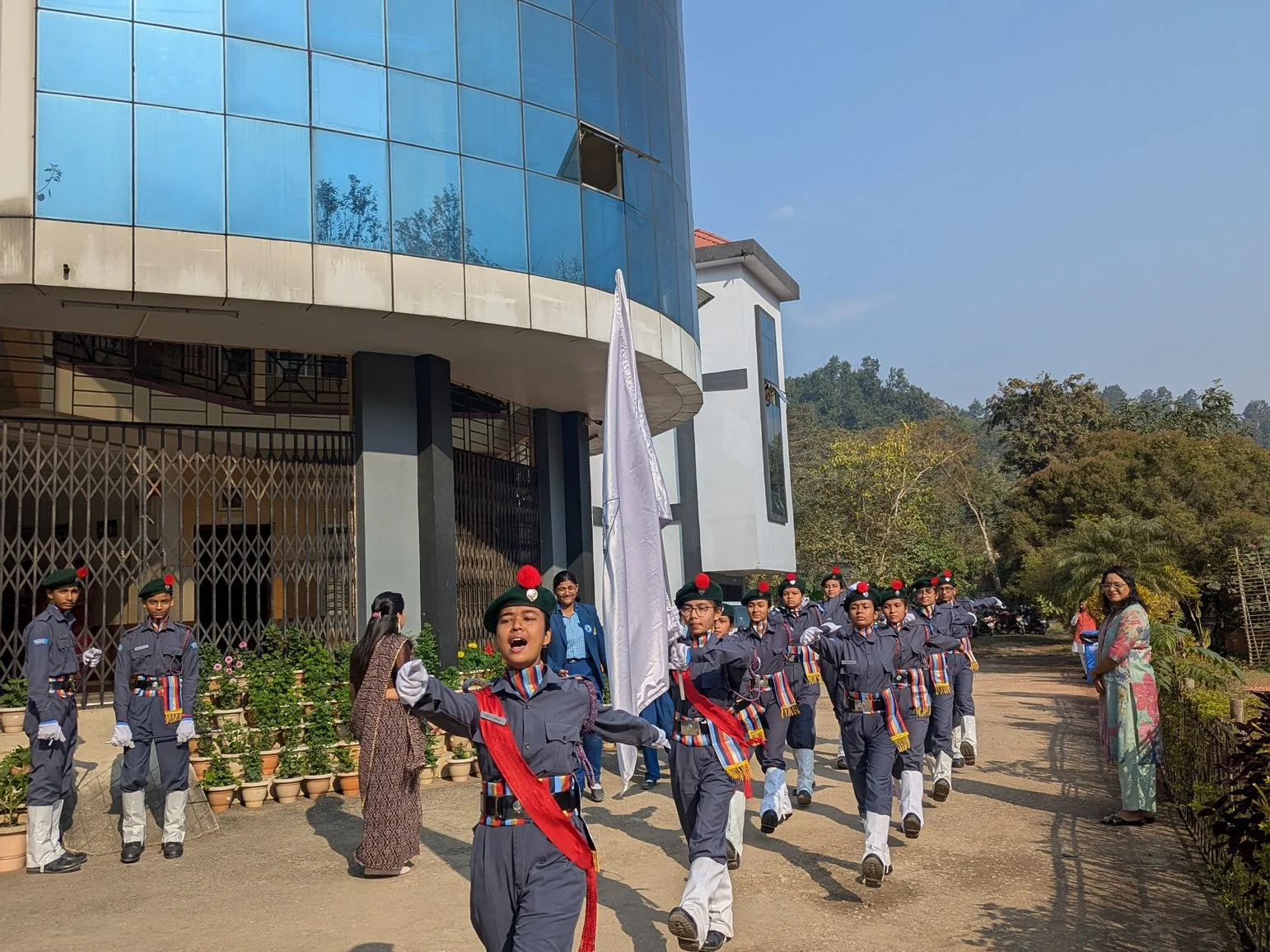 NCC Republic Day parade at Axel Public School